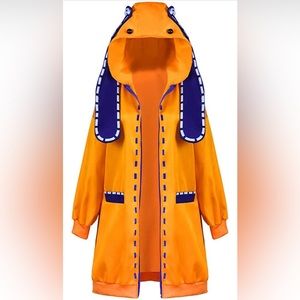 Yomoduki Runa Cosplay Costume Coat Cloak Cosplay Uniform Cute Rabbit Orange
